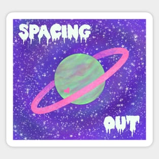 Spacing Out Sticker